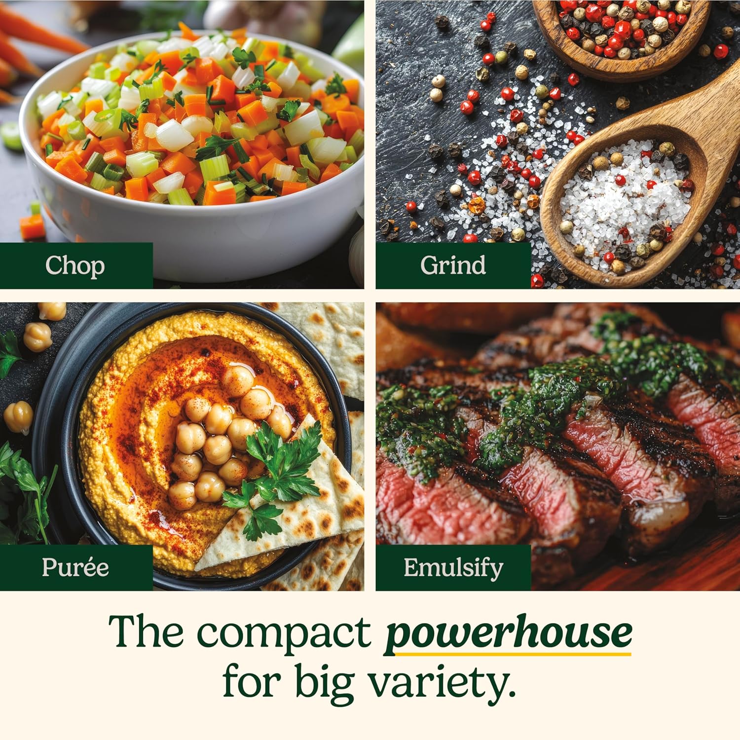 Mini-hachoir de 3 tasses – Blanc - Cuisinart - Broyeur et hachoir - - La Guilde Culinaire