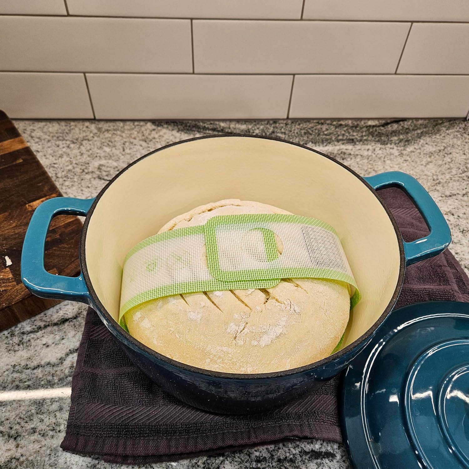 Élingue à pain en silicone - Fox Run - Tapis de pâtisserie - - La Guilde Culinaire