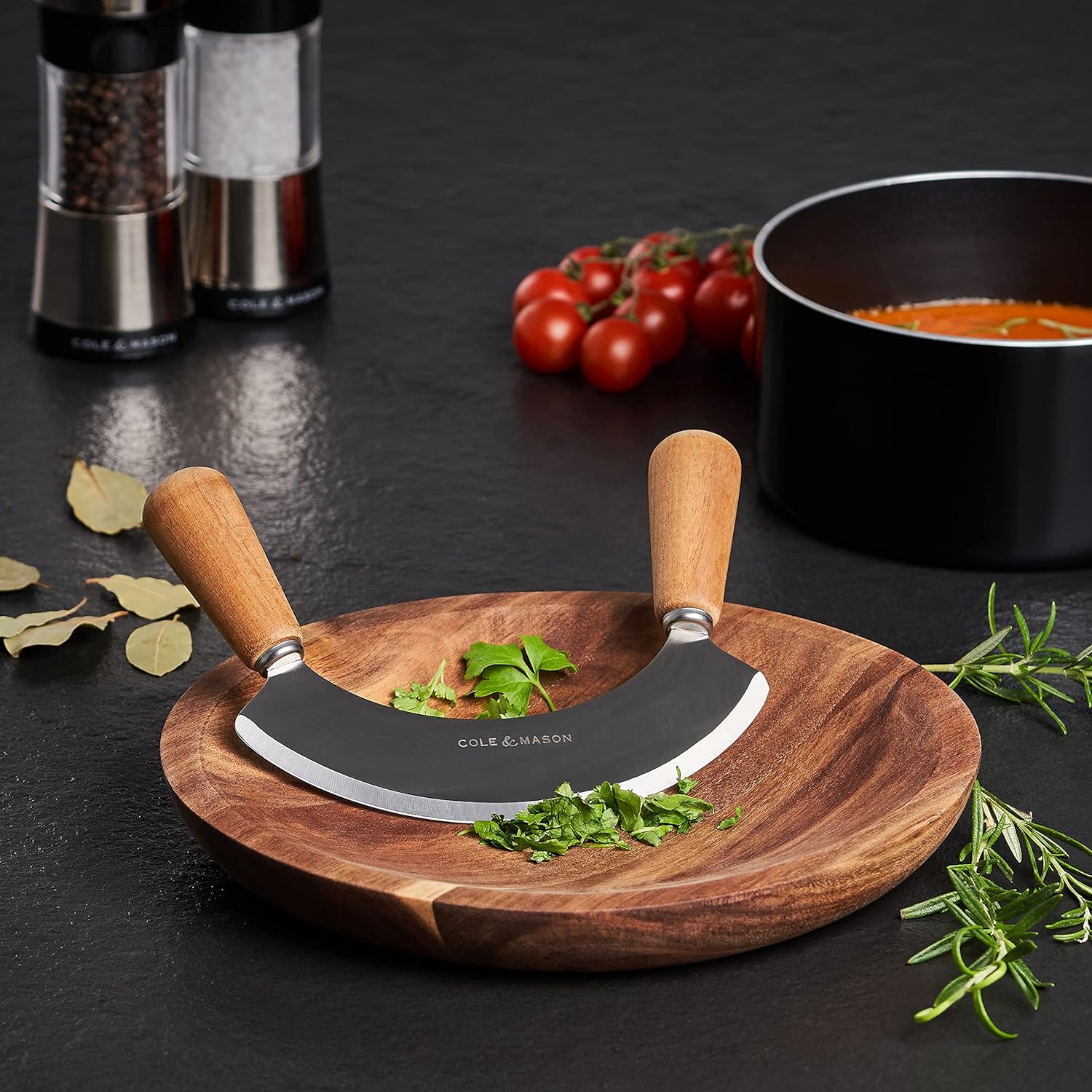 Planche à découper en bois d'acacia - Cole & Mason - Planche à découper - - La Guilde Culinaire