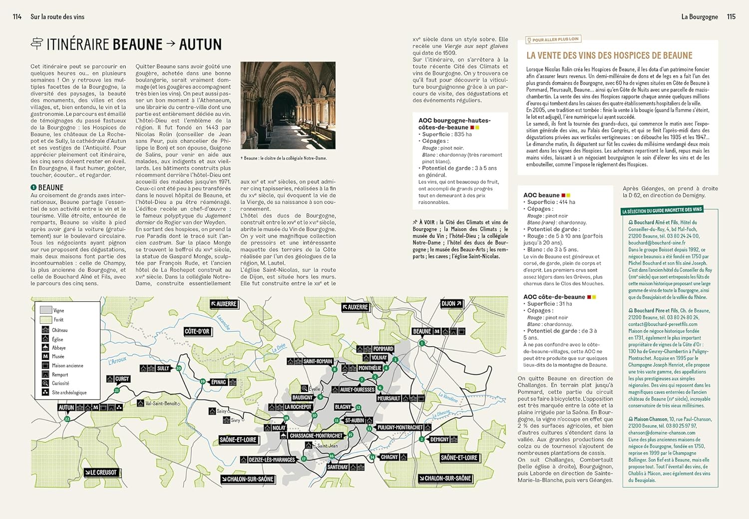 Sur la route des vins: Le guide de l'œnotourisme en France - Hachette Ed. - Livre d'alcool et boisson - - La Guilde Culinaire