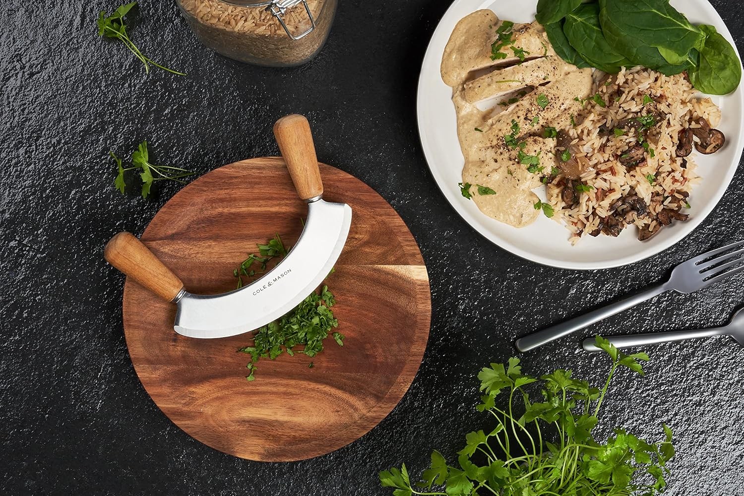 Planche à découper en bois d'acacia - Cole & Mason - Planche à découper - - La Guilde Culinaire