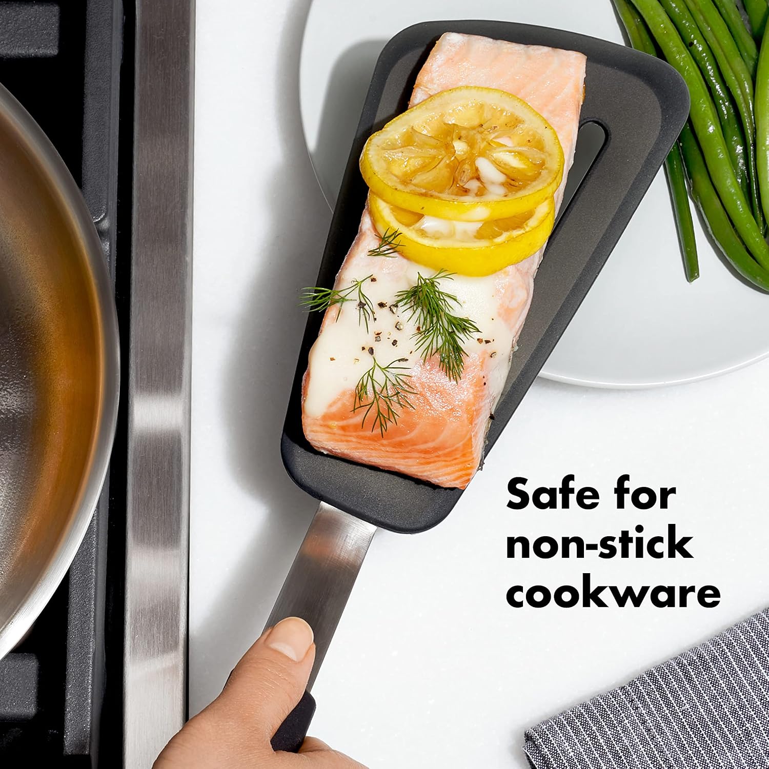 Pelle flexible pour omelette - OXO - Spatule - - La Guilde Culinaire