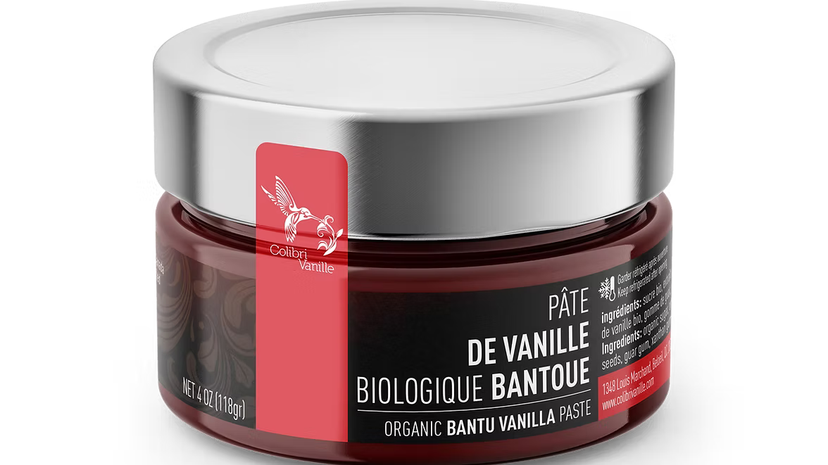 Pâte de vanille biologique Bantoue (110ml) - Colibri Vanille - Vanille - - La Guilde Culinaire