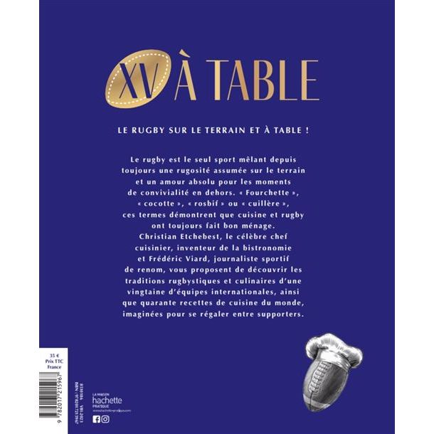 XV à table ! - Hachette Ed. - Livre de cuisine - - La Guilde Culinaire