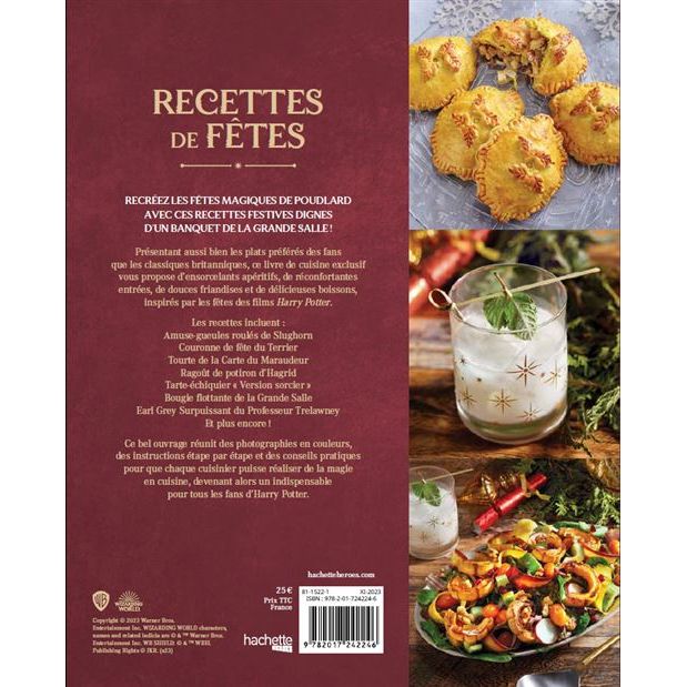 Harry Potter - Recettes de fêtes - Hachette Ed. - Livre de cuisine - - La Guilde Culinaire