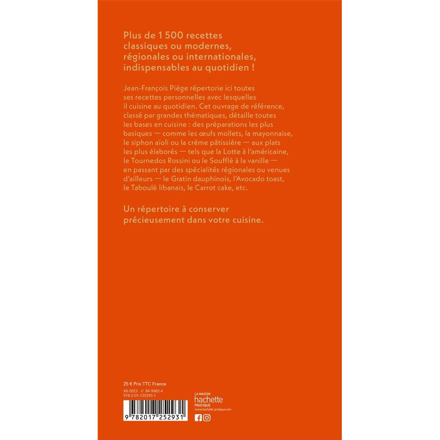 Mon répertoire de recettes ! - Hachette Ed. - Livre d'alcool et boisson - - La Guilde Culinaire