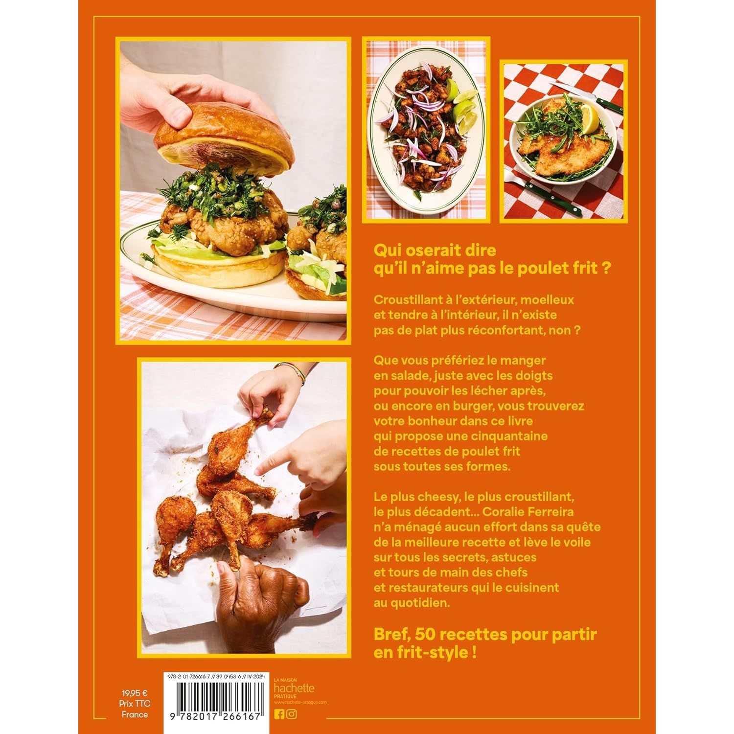 Passion poulet frit - Hachette Ed. - Livre de cuisine - - La Guilde Culinaire