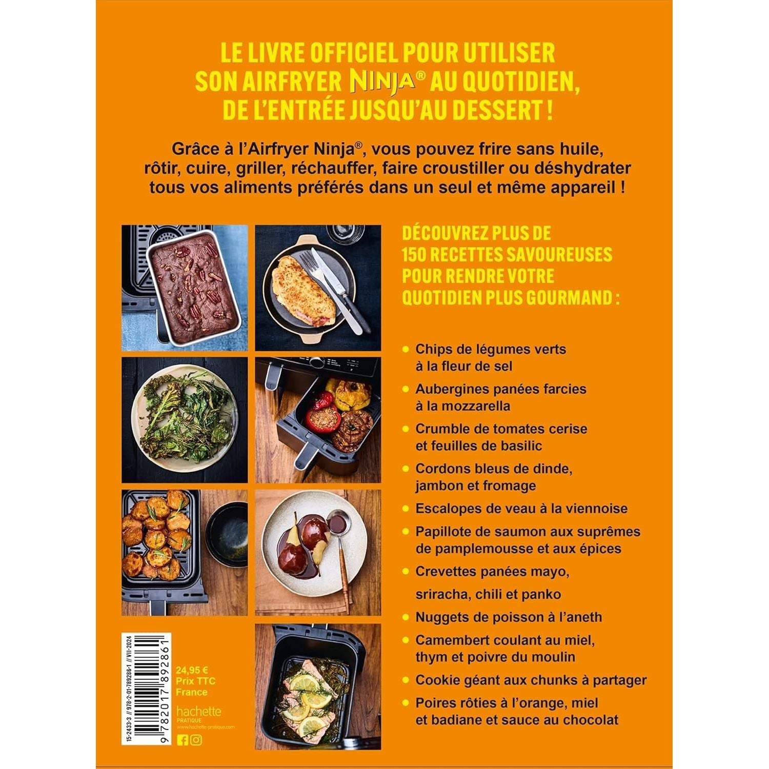 Ninja : On peut tout faire au Airfryer - Hachette Ed. - Livre de cuisine - - La Guilde Culinaire