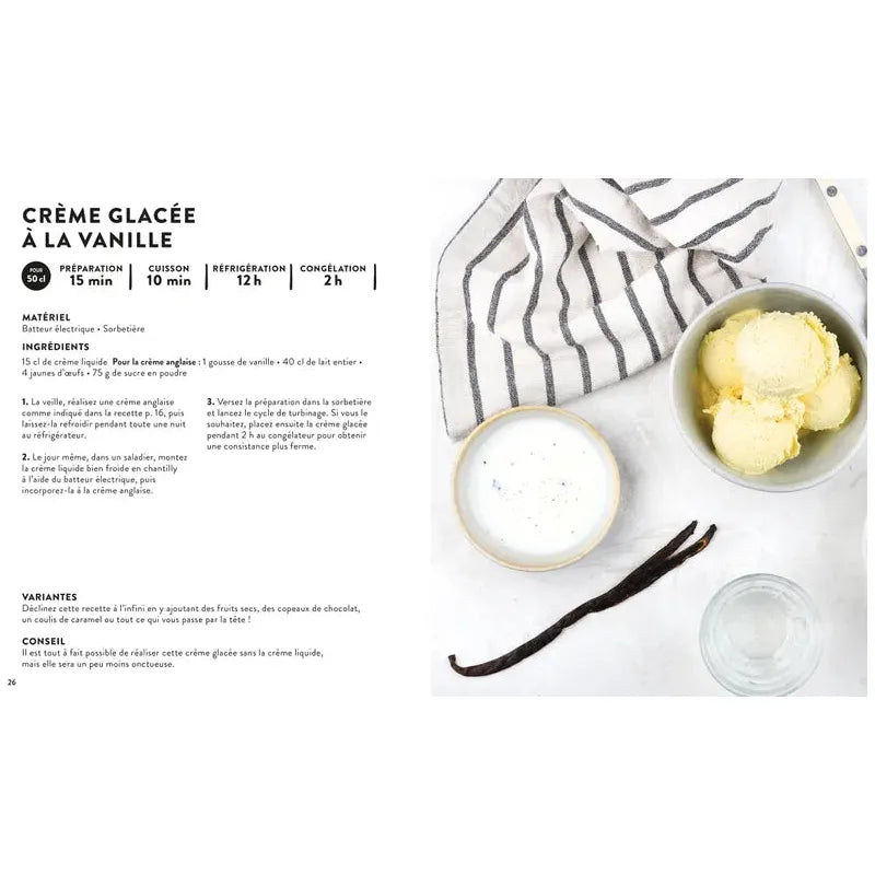 Glaces et sorbets - Hachette Ed. - Livre de cuisine - - La Guilde Culinaire