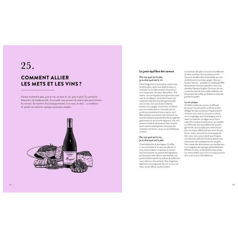 Le Vin en 50 questions ! - Hachette Ed. - Livre d'alcool et boisson - - La Guilde Culinaire