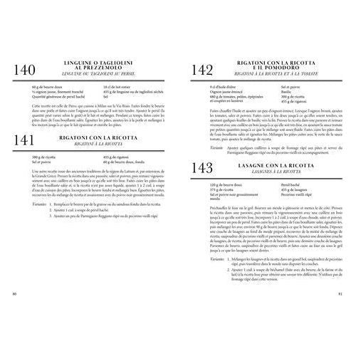 Pasta Codex - Hachette Ed. - Livre de cuisine - - La Guilde Culinaire