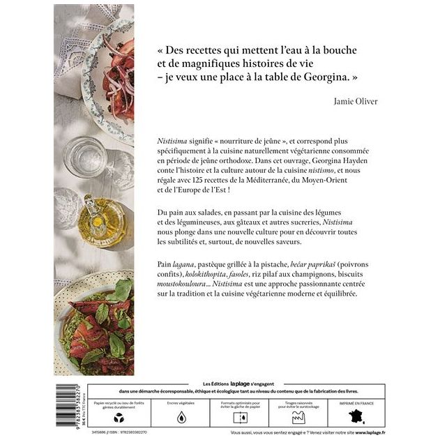 Nistisima - La Plage Ed. - Livre de cuisine - - La Guilde Culinaire