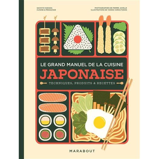 Le grand manuel de la cuisine japonaise - Marabout - Livre de cuisine - - La Guilde Culinaire