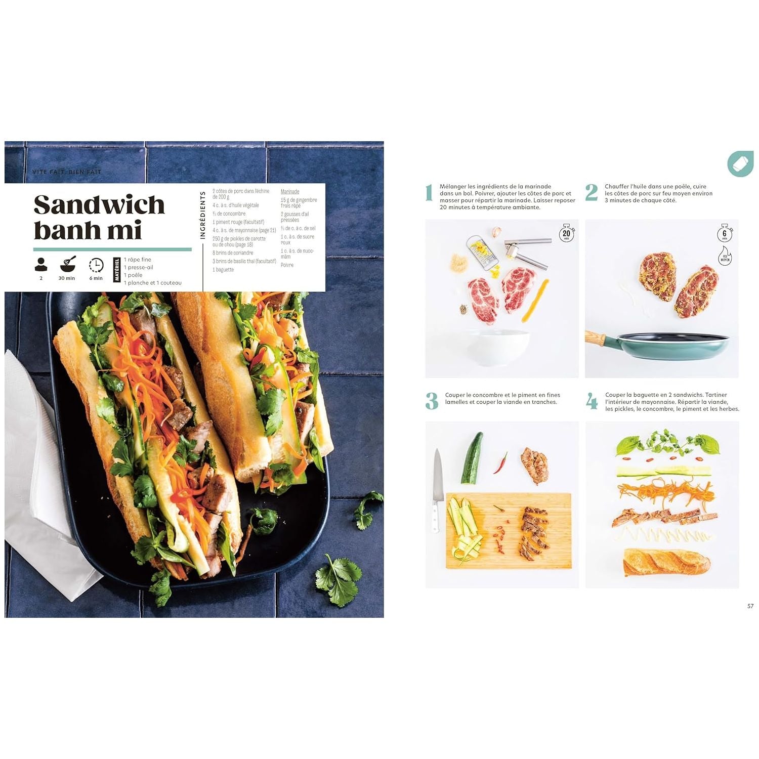 J'apprends à cuisiner - Les recettes asiatiques - Marabout - Livre de cuisine - - La Guilde Culinaire