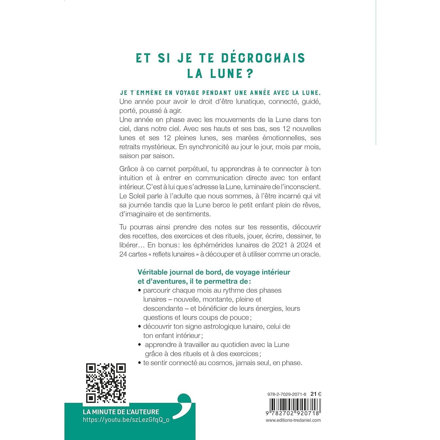 24 lunes pour s'incarner : mon carnet pour vivre en phase avec les cycles lunaires ! - Le Courrier du Livre - Livre - - La Guilde Culinaire