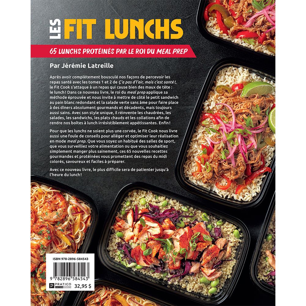 Les Fit lunchs - Pratico Ed. - Livre de cuisine - - La Guilde Culinaire