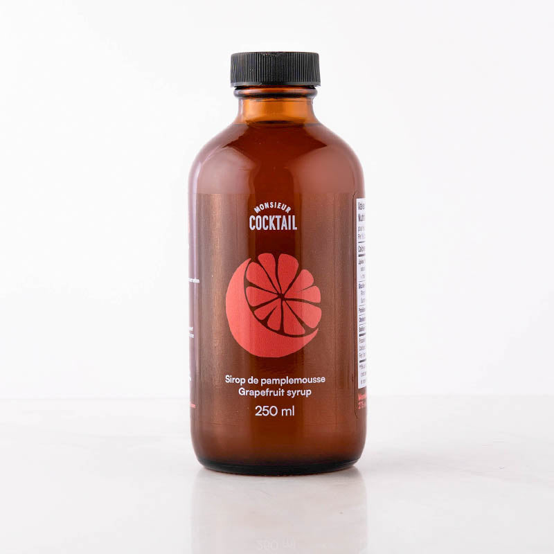 Sirop de pamplemousse 250ml - Monsieur Cocktail - Sirop - - La Guilde Culinaire