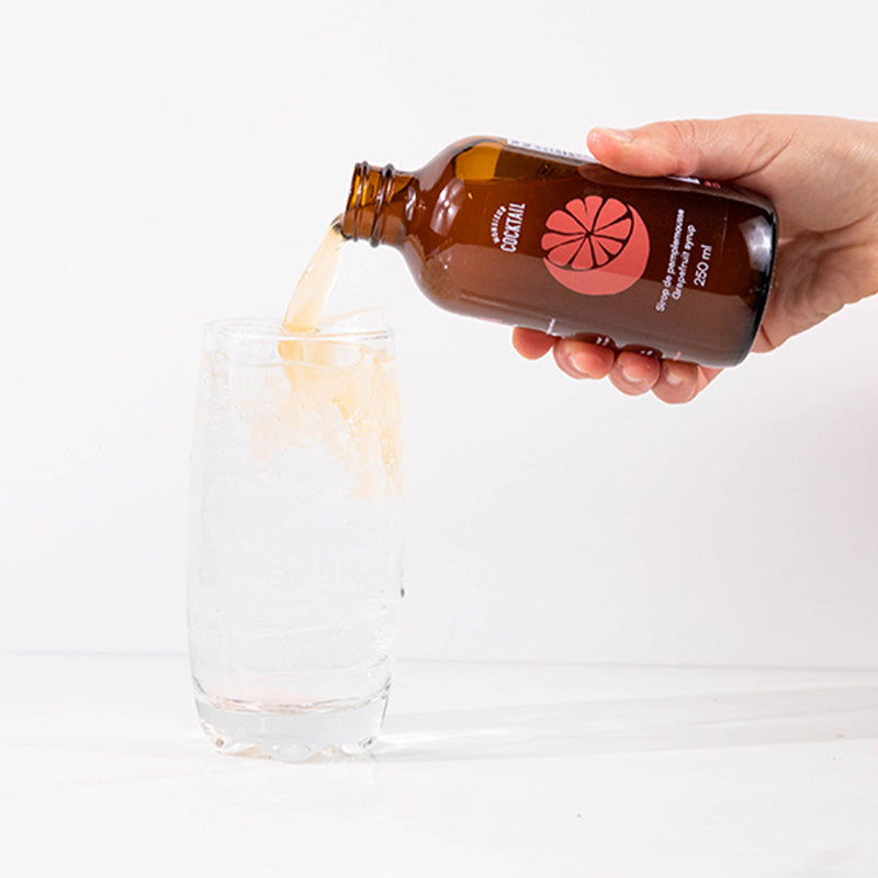 Sirop de pamplemousse 250ml - Monsieur Cocktail - Sirop - - La Guilde Culinaire