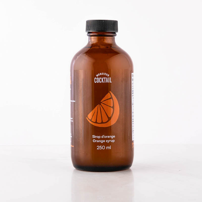 Sirop d'orange 250ml - Monsieur Cocktail - Sirop - - La Guilde Culinaire