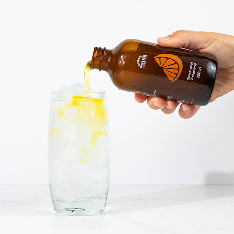 Sirop d'orange 250ml - Monsieur Cocktail - Sirop - - La Guilde Culinaire