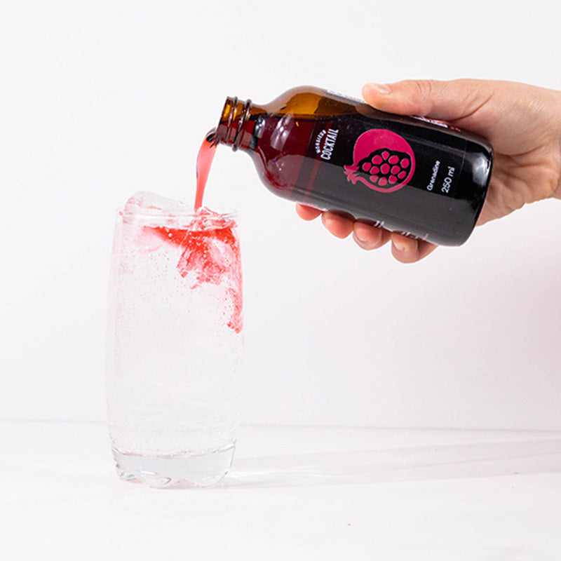 Sirop de Grenadine 250ml - Monsieur Cocktail - Sirop - - La Guilde Culinaire