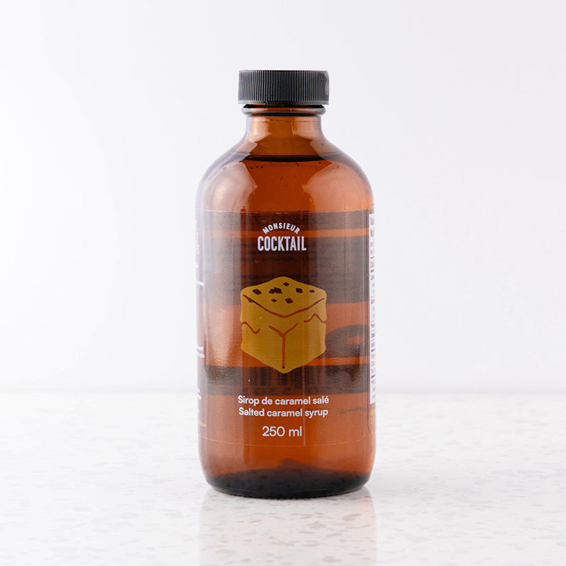 Sirop caramel salé 250ml - Monsieur Cocktail - Sirop - - La Guilde Culinaire