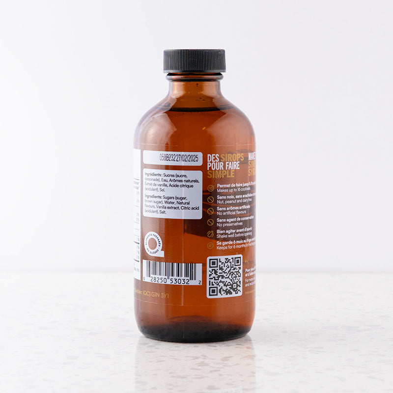 Sirop caramel salé 250ml - Monsieur Cocktail - Sirop - - La Guilde Culinaire