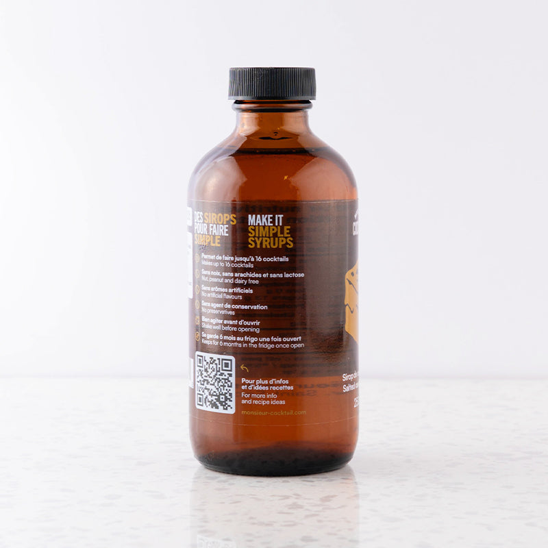 Sirop caramel salé 250ml - Monsieur Cocktail - Sirop - - La Guilde Culinaire