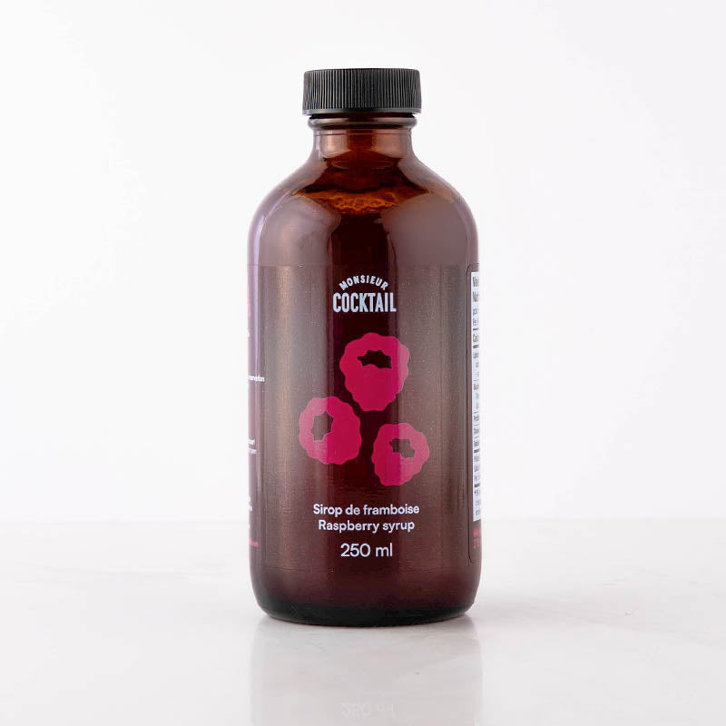 Sirop de Framboise 250ml - Monsieur Cocktail - Sirop - - La Guilde Culinaire
