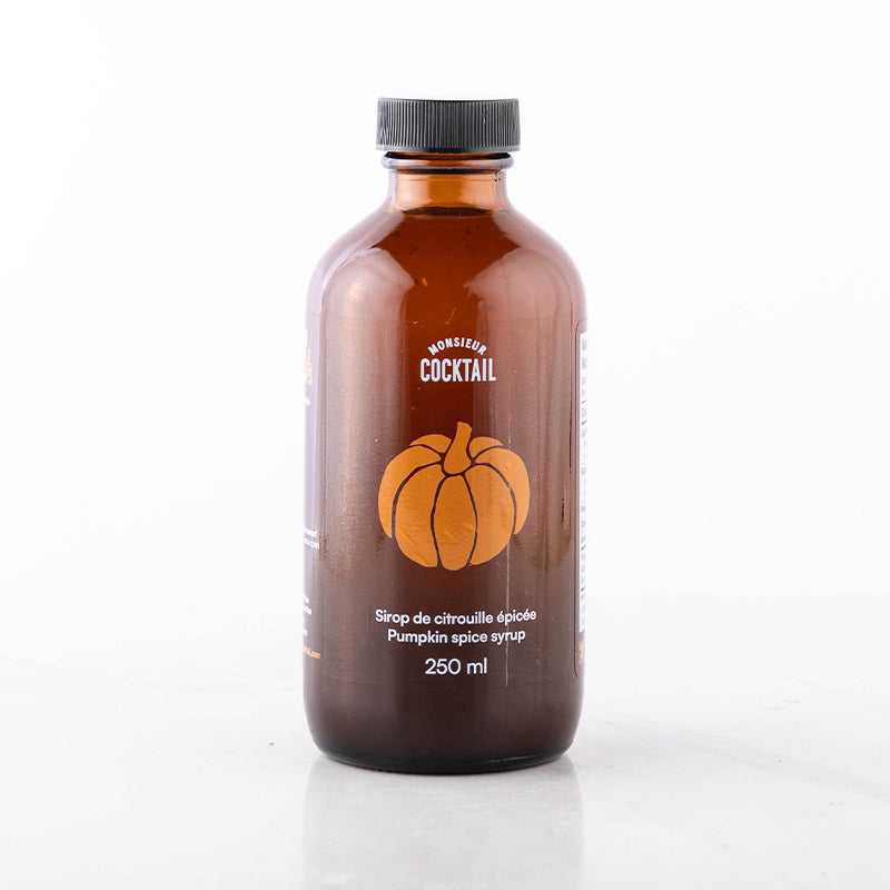 Sirop de Citrouille Épicée 250ml - ÉDITION LIMITÉE - Monsieur Cocktail - Sirop - - La Guilde Culinaire