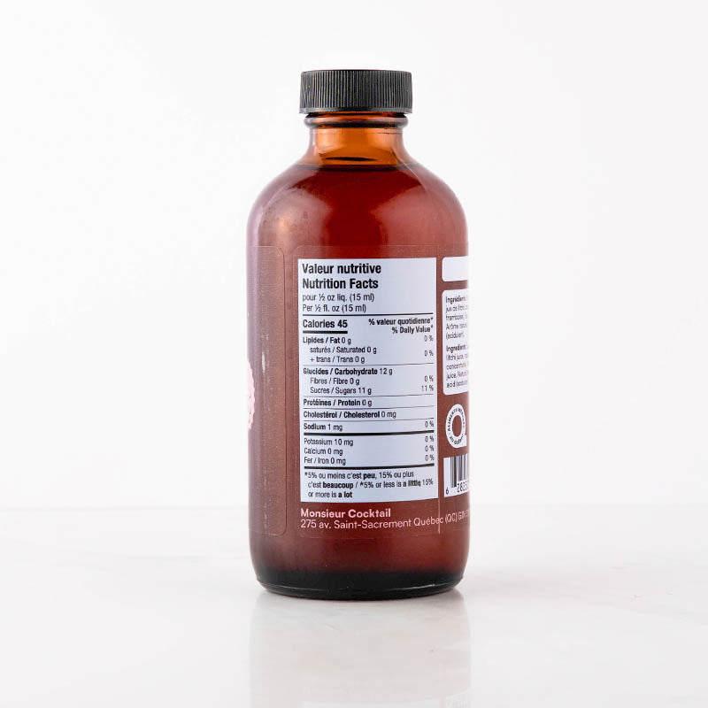 Sirop de Litchi 250ml - ÉDITION LIMITÉE - Monsieur Cocktail - Sirop - - La Guilde Culinaire