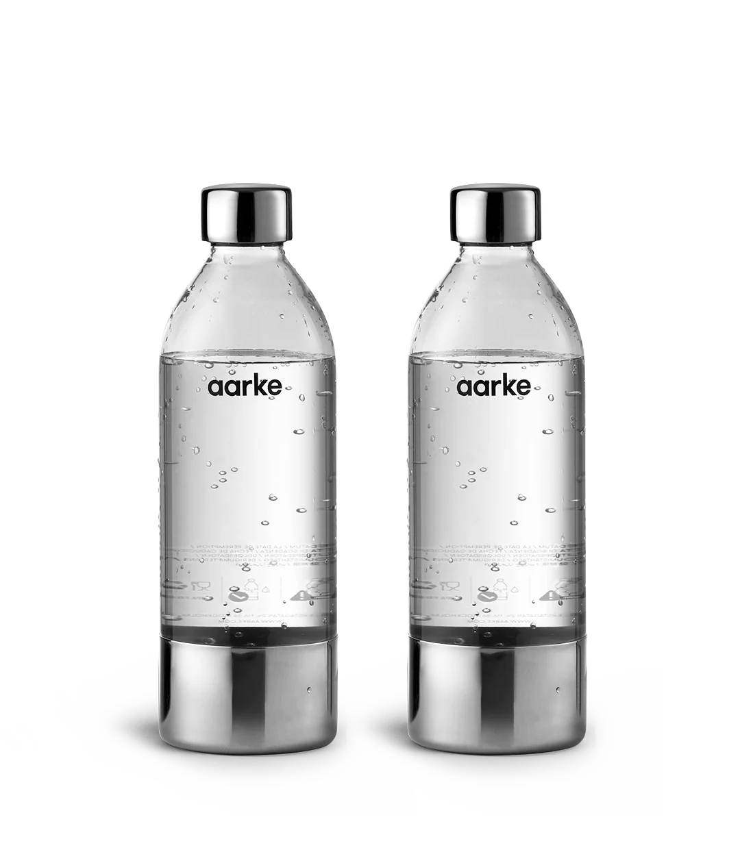 Bouteille d'eau pour Carbonator 3 - Paquet de 2 1L / 33.8oz - Aarke - Bouteille à gazéification - A1201-999-OS - La Guilde Culinaire