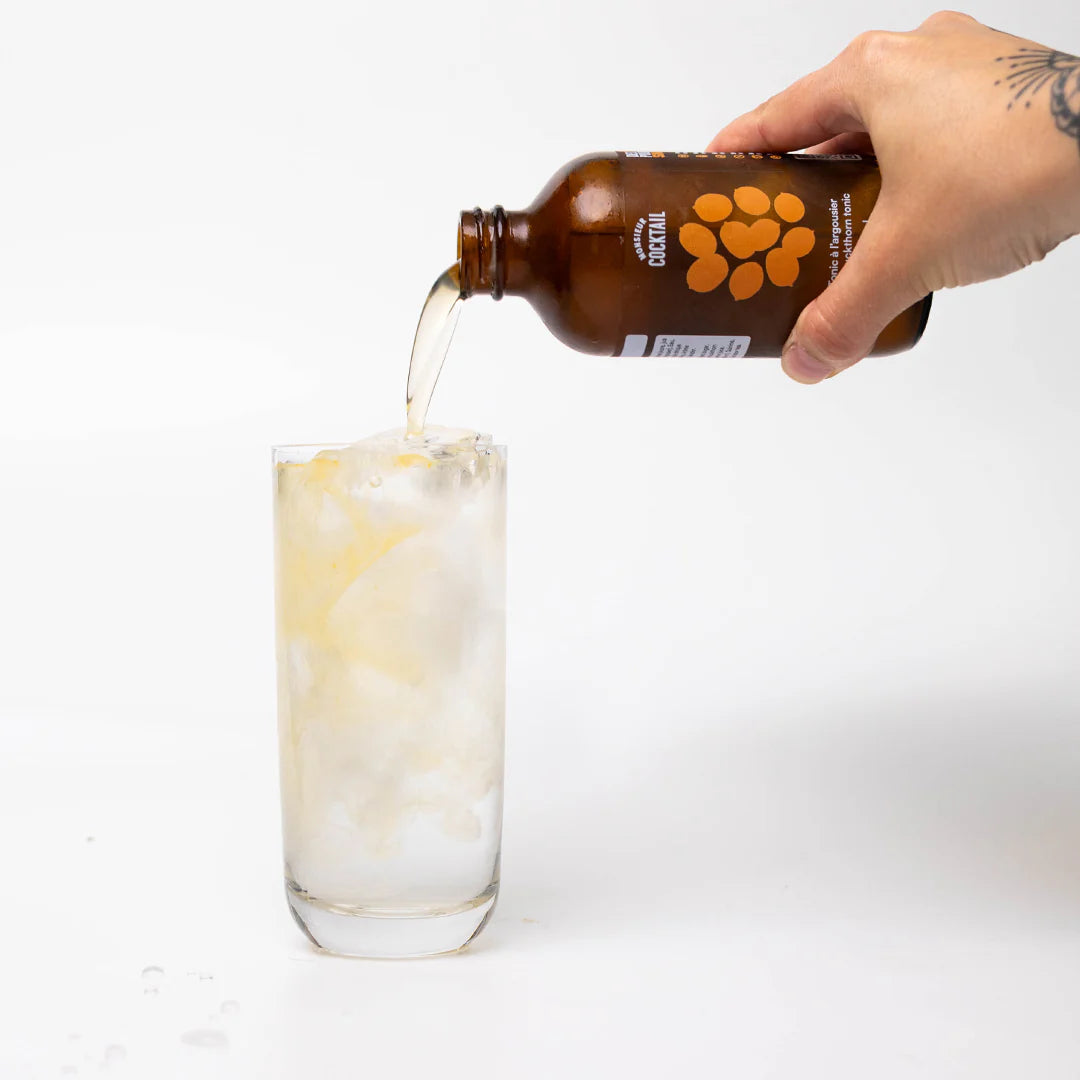 Tonic à l'argousier (Tonic québécois) - 250ml - Monsieur Cocktail - Sirop - - La Guilde Culinaire