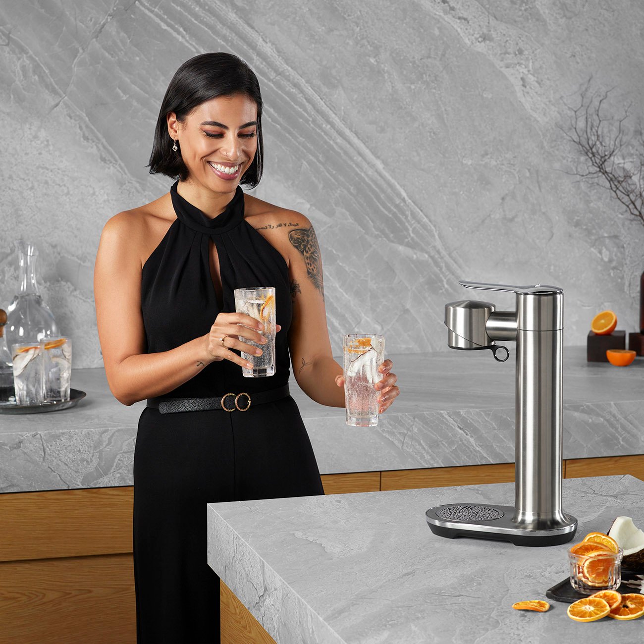 Machine à eau pétillante InFizz Aqua - Breville - Machine à eau gazeuse - - La Guilde Culinaire