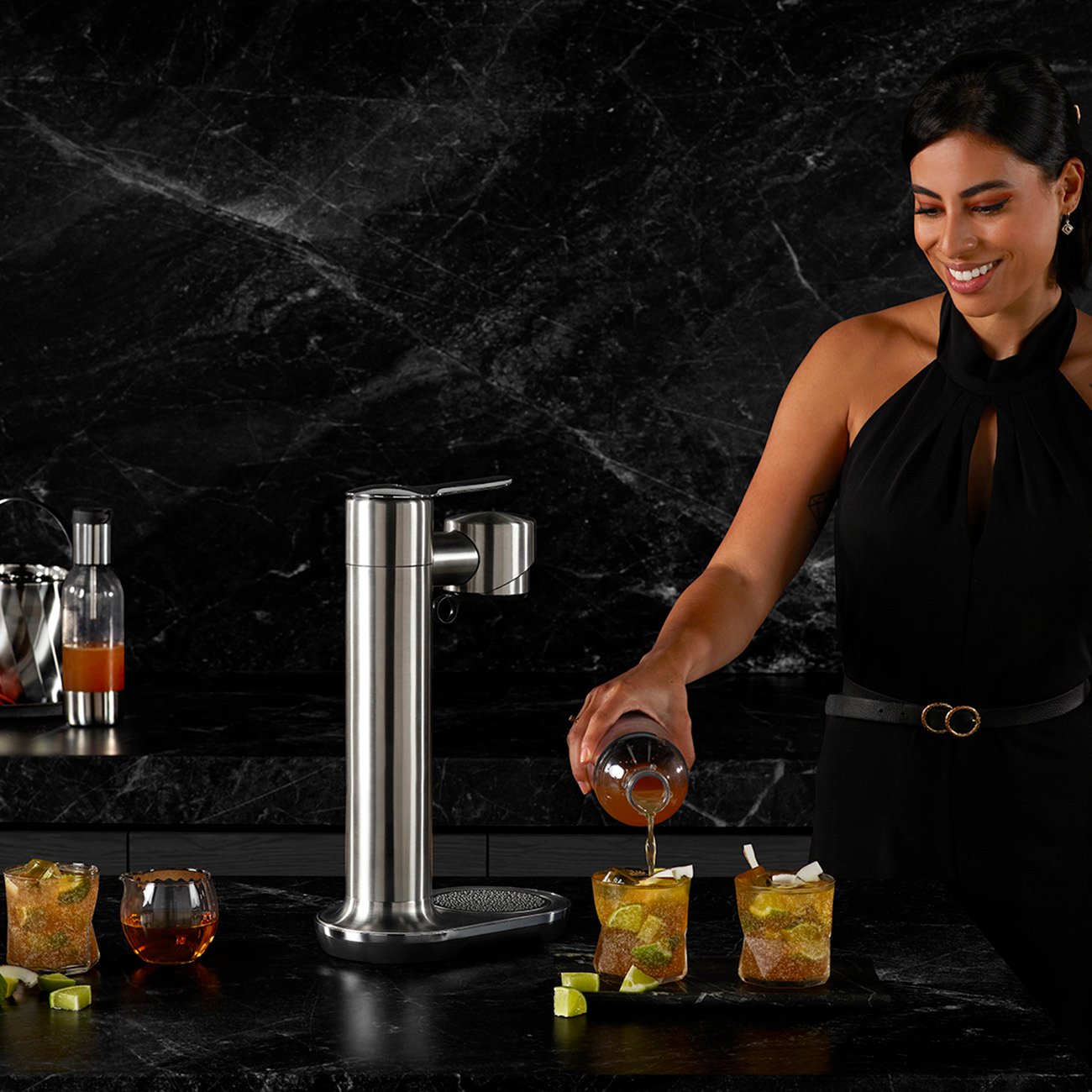 Machine à breuvages pétillants InFizz Fusion - Breville - Machine à eau gazeuse - - La Guilde Culinaire