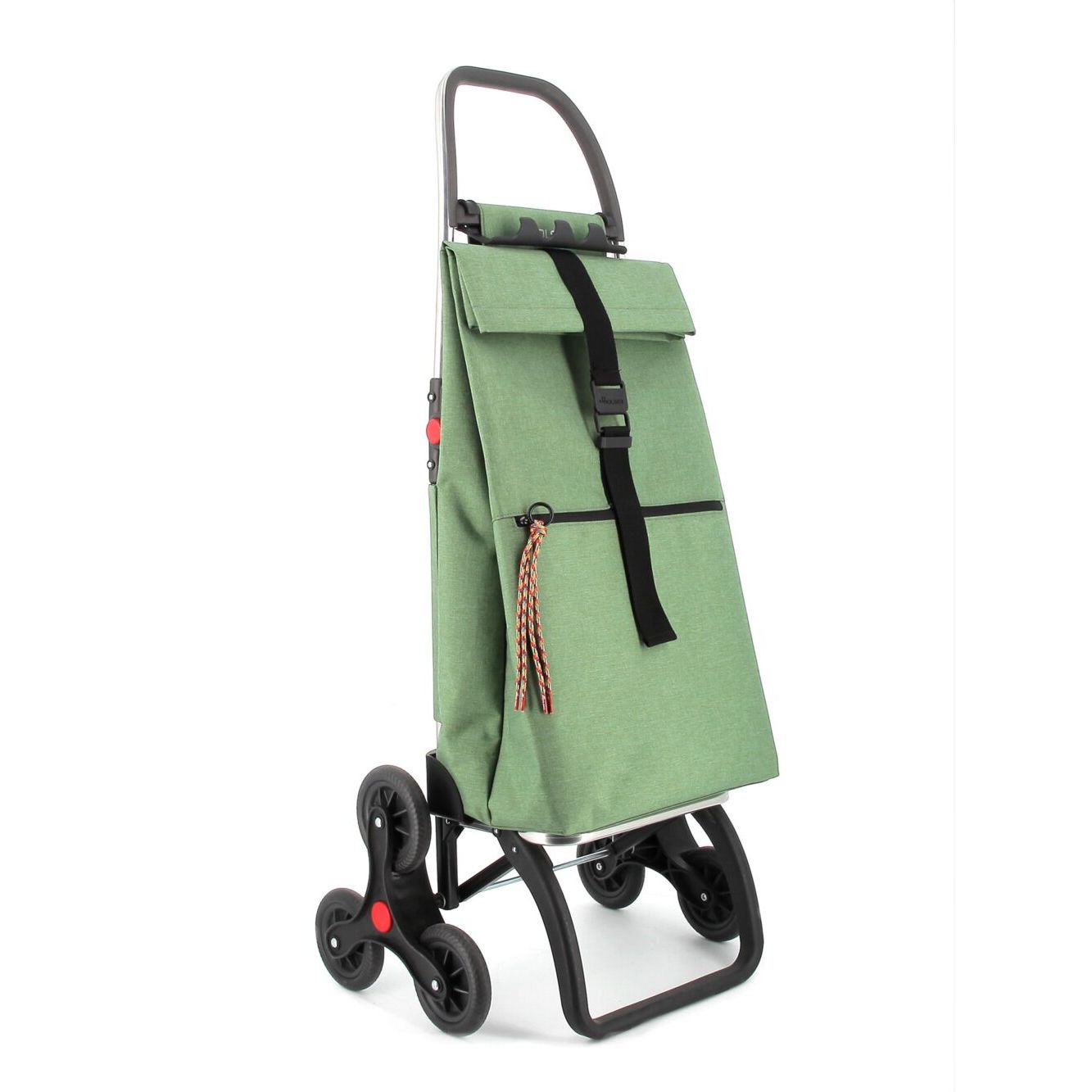 Chariot pliable Big Tweed 6 Roues Monte Escaliers - Rolser - Sac à épicerie - - La Guilde Culinaire
