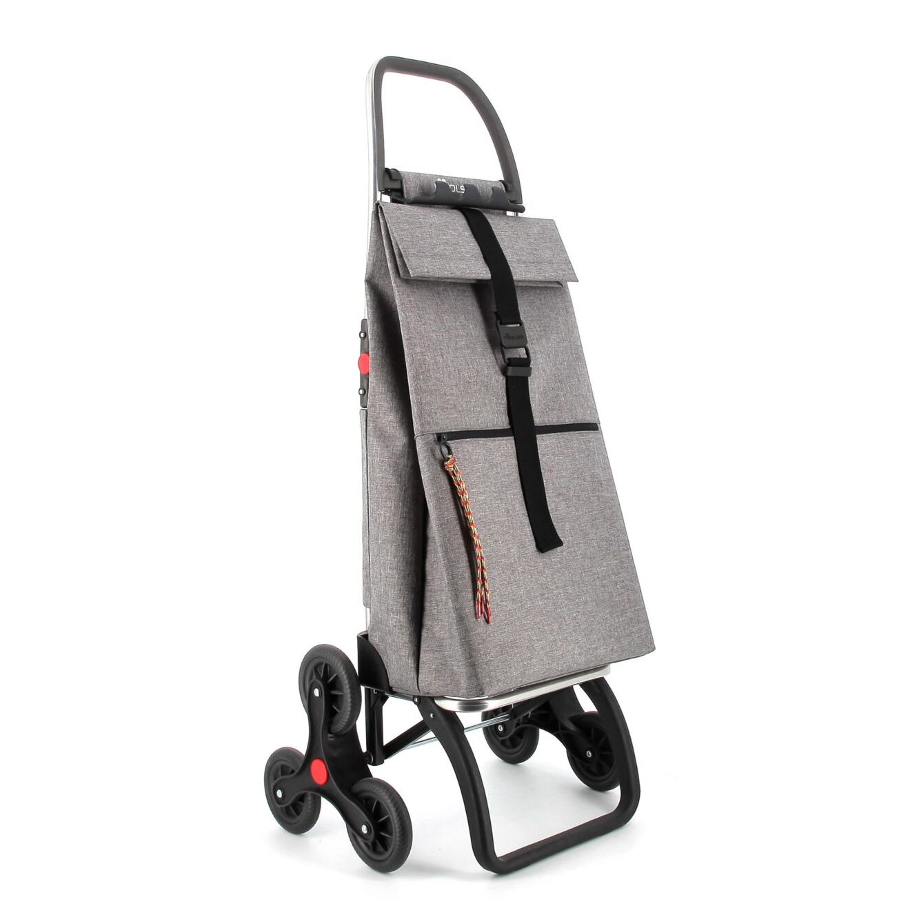 Chariot pliable Big Tweed 6 Roues Monte Escaliers Gris - Rolser - Sac à épicerie - BIG018GREY - La Guilde Culinaire
