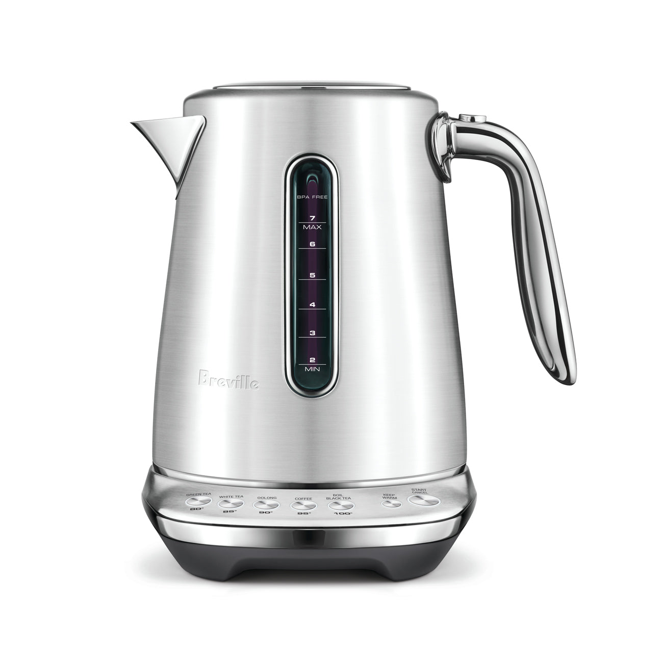Bouilloire Le Smart Kettle Luxe Acier inoxydable brossé - Breville - Bouilloire - BKE845BSS1BCA1 - La Guilde Culinaire