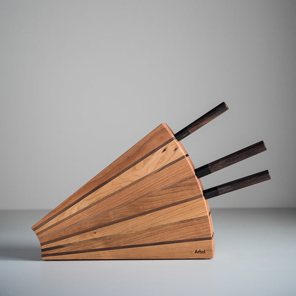 Bloc à couteaux | Cerisier - Arbol - Bloc à couteaux - - La Guilde Culinaire