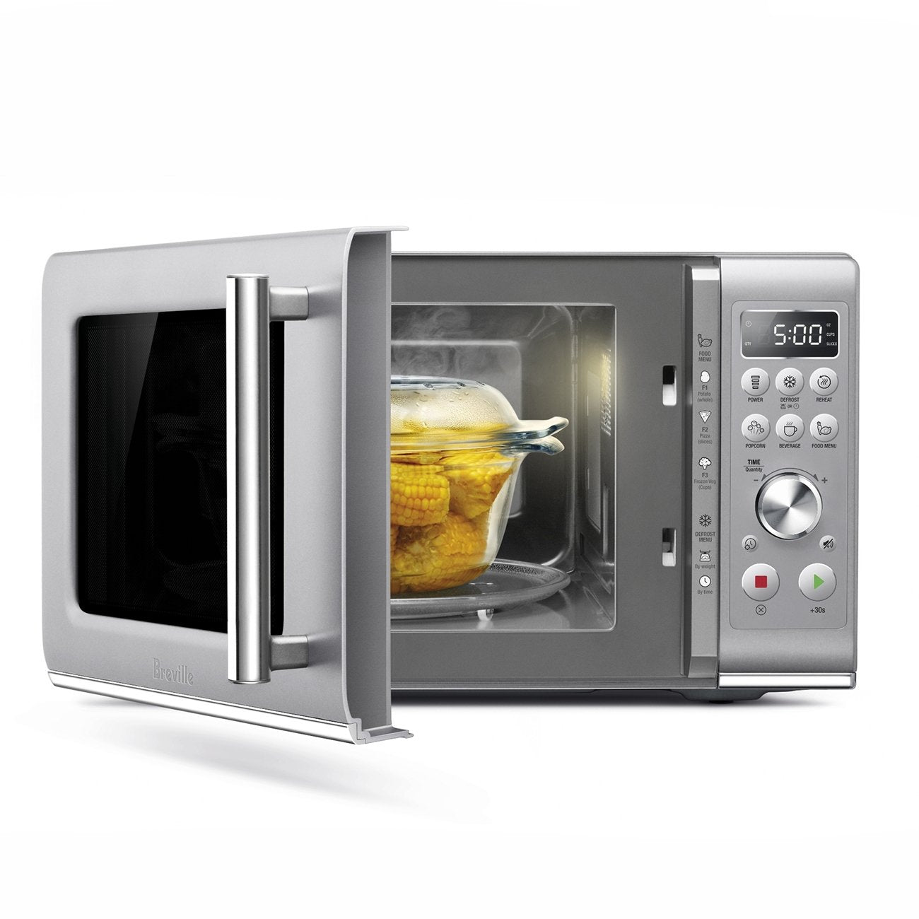 Le micro-ondes Compact Wave Soft Close - Breville - Four à micro-ondes - - La Guilde Culinaire