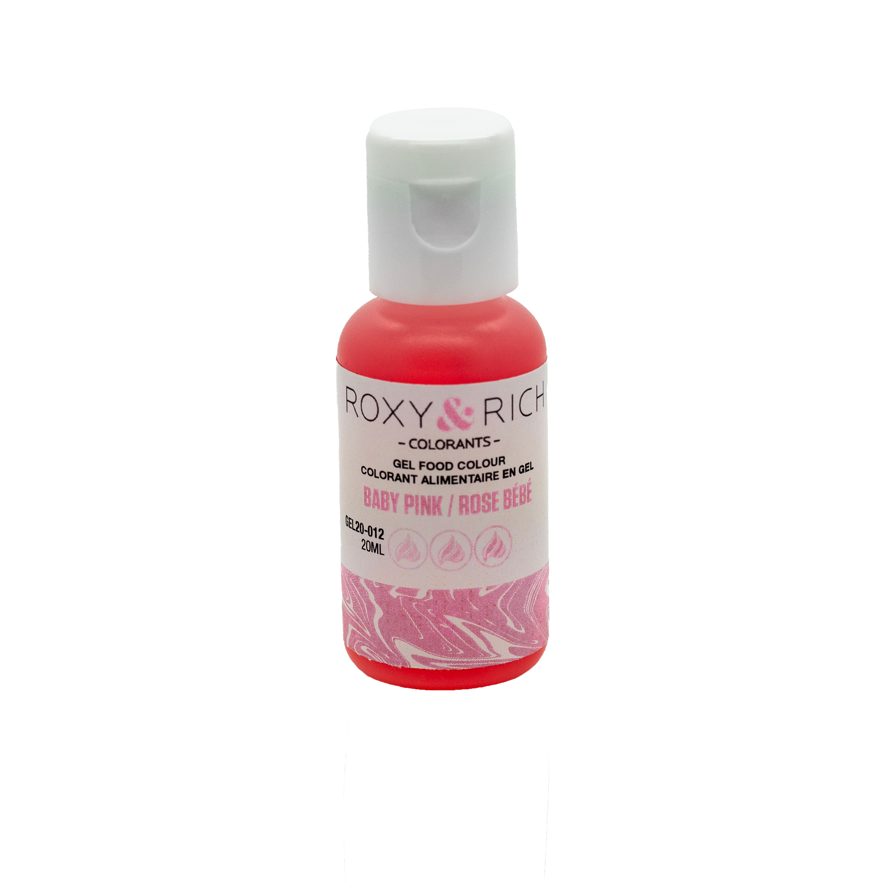 Gel colorant - Rose Pâle (20ml) - Roxy & Rich - Colorant alimentaire - - La Guilde Culinaire