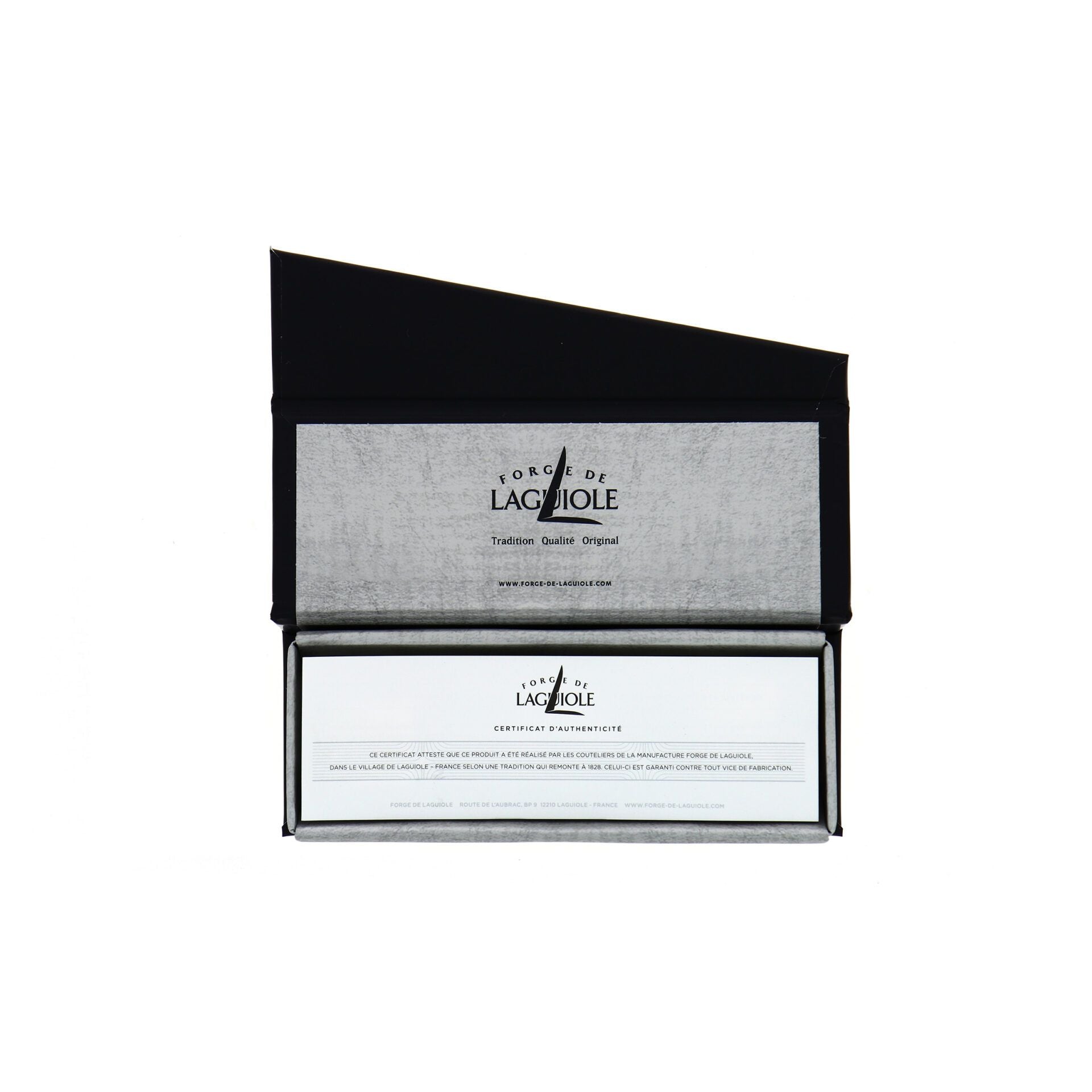 Couteau pliant 11 cm, manche en bois, mitre inox mat – Laguiole - Laguiole - Couteau pliant - - La Guilde Culinaire