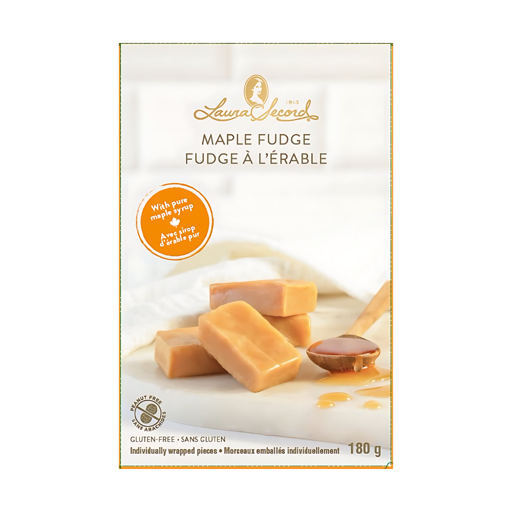 Boite Fudge à l'érable 180g - Laura Secord - Fudge - - La Guilde Culinaire