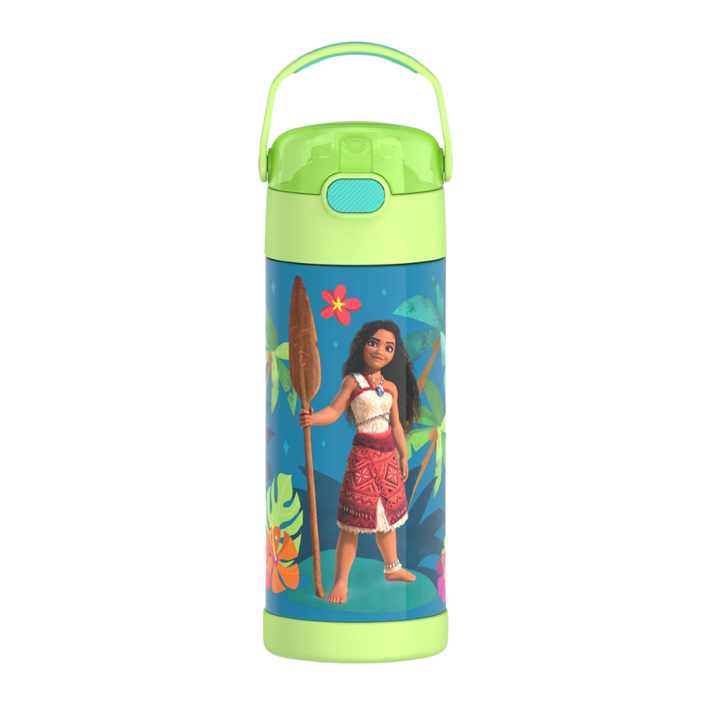 Bouteille d'eau FUNtainer avec paille 14oz (410 ml) - Moana - Thermos - Bouteille d'eau - - La Guilde Culinaire