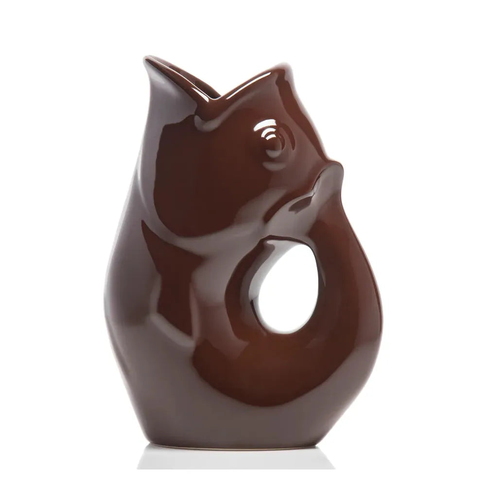 GurglePot - 354ml (12 oz) - Le Pichet Qui Gargouille (Moyen) Brun - GurglePot - Pichet et carafe - C6-GGP-BRUN03 - La Guilde Culinaire