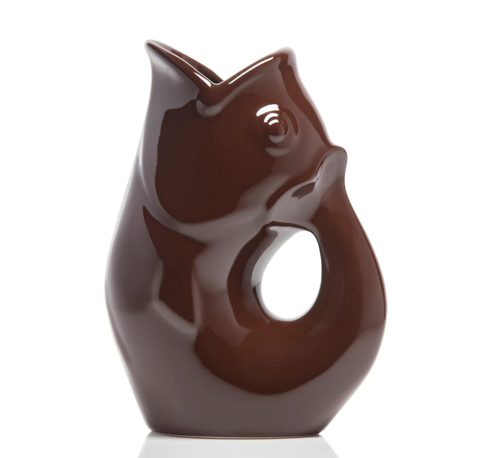 GurglePot - 354ml (12 oz) - Le Pichet Qui Gargouille (Moyen) Brun - GurglePot - Pichet et carafe - C6-GGP-BRUN03 - La Guilde Culinaire