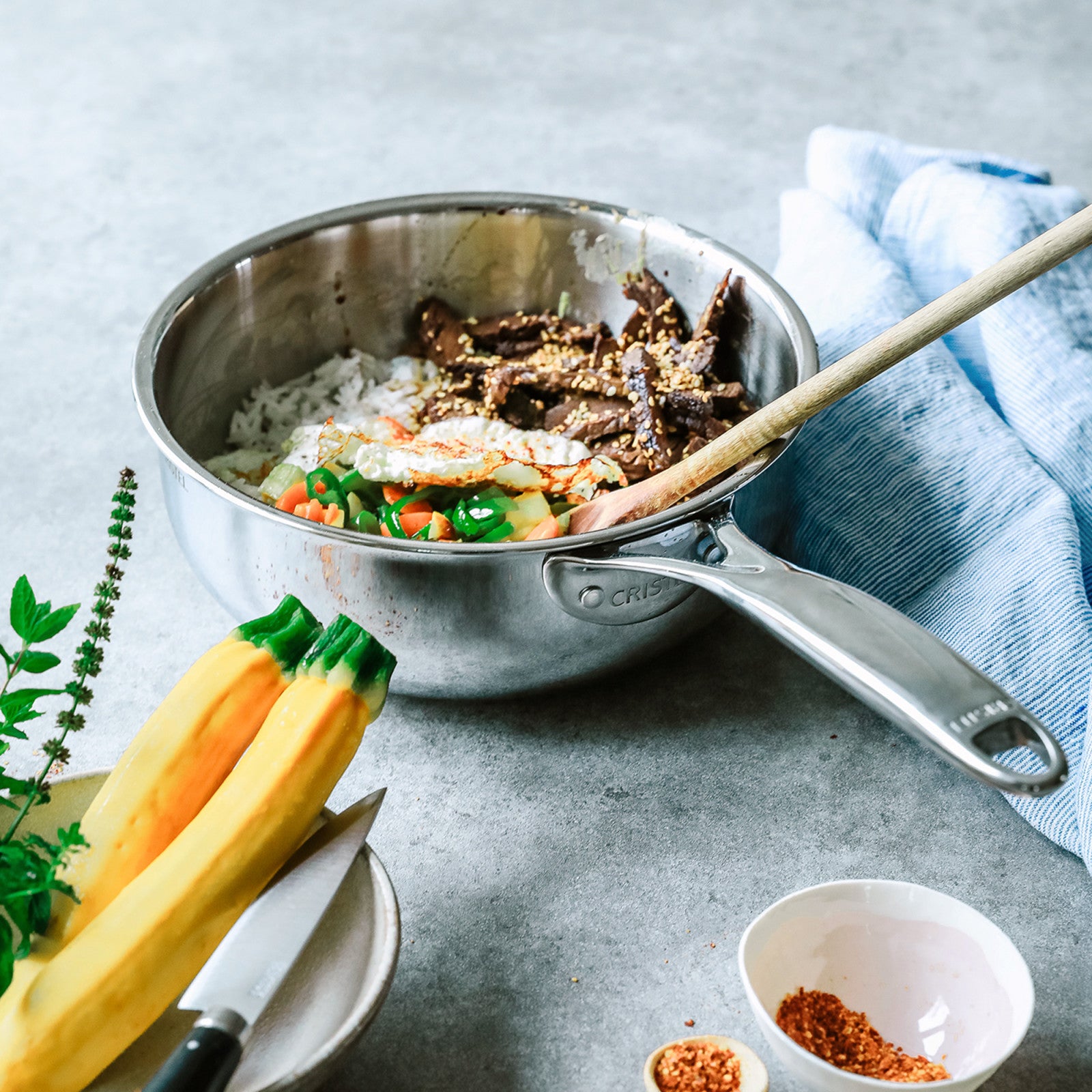 Casserole saucier - CASTEL'PRO - Cristel - Casserole - - La Guilde Culinaire