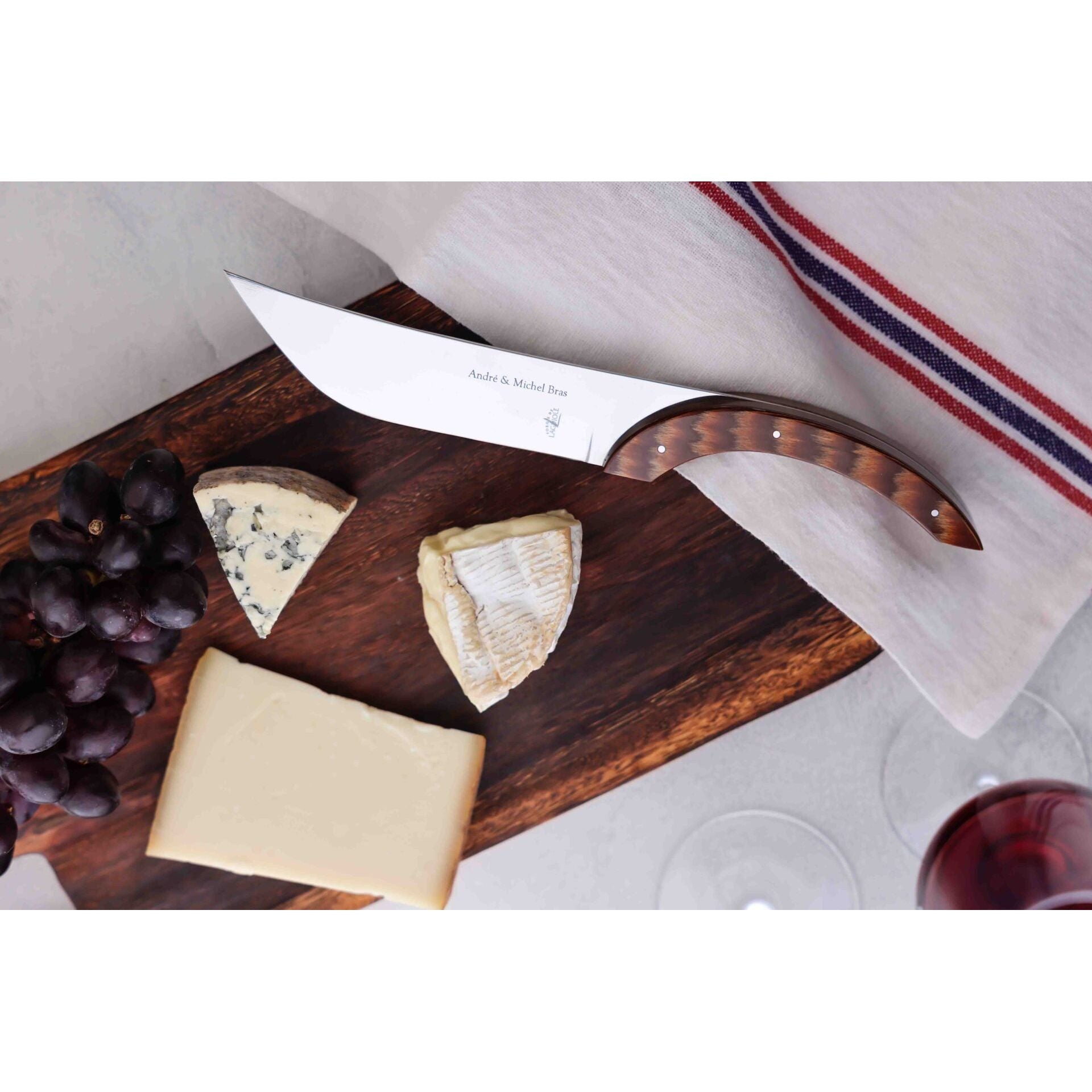 Couteau à fromage Laguiole André et Michel Bras - Laguiole - Laguiole - Couteau à steak - - La Guilde Culinaire