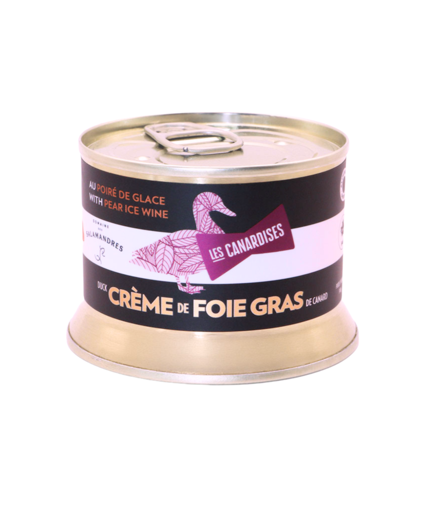 Crème de Foie Gras de canard – Poiré de Glace - 140g - Les Canardises - Pâté - - La Guilde Culinaire