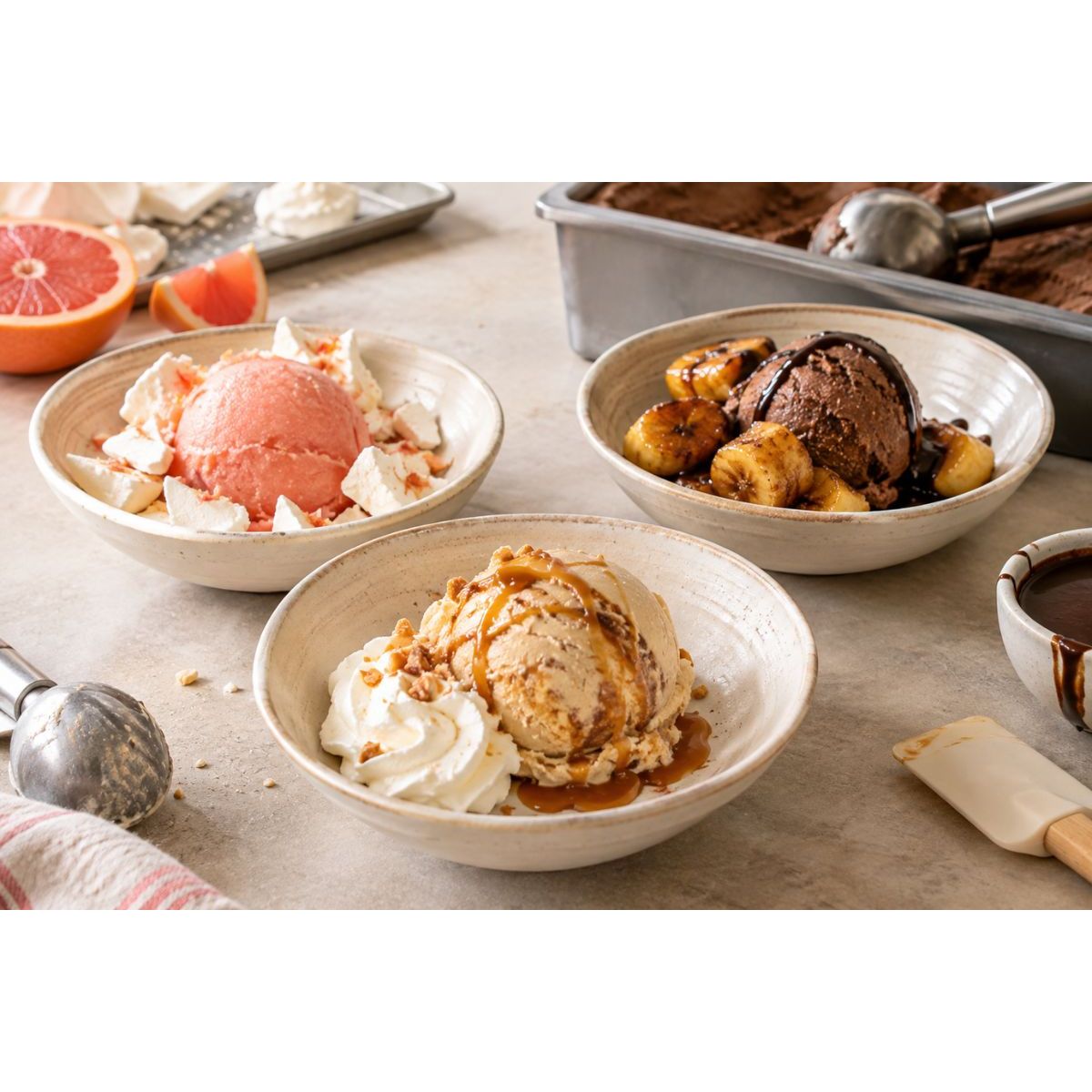 CRÈMES GLACÉES, SORBETS ET DESSERTS GLACÉS - La Guilde Culinaire - Cours - Cours de cuisine - - La Guilde Culinaire